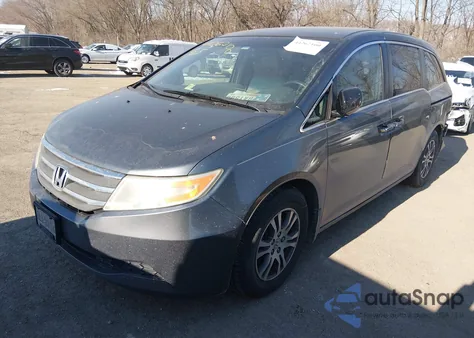 2011 Honda Odyssey Ex from USA, damaged, VIN 5FNRL5H44BB016290